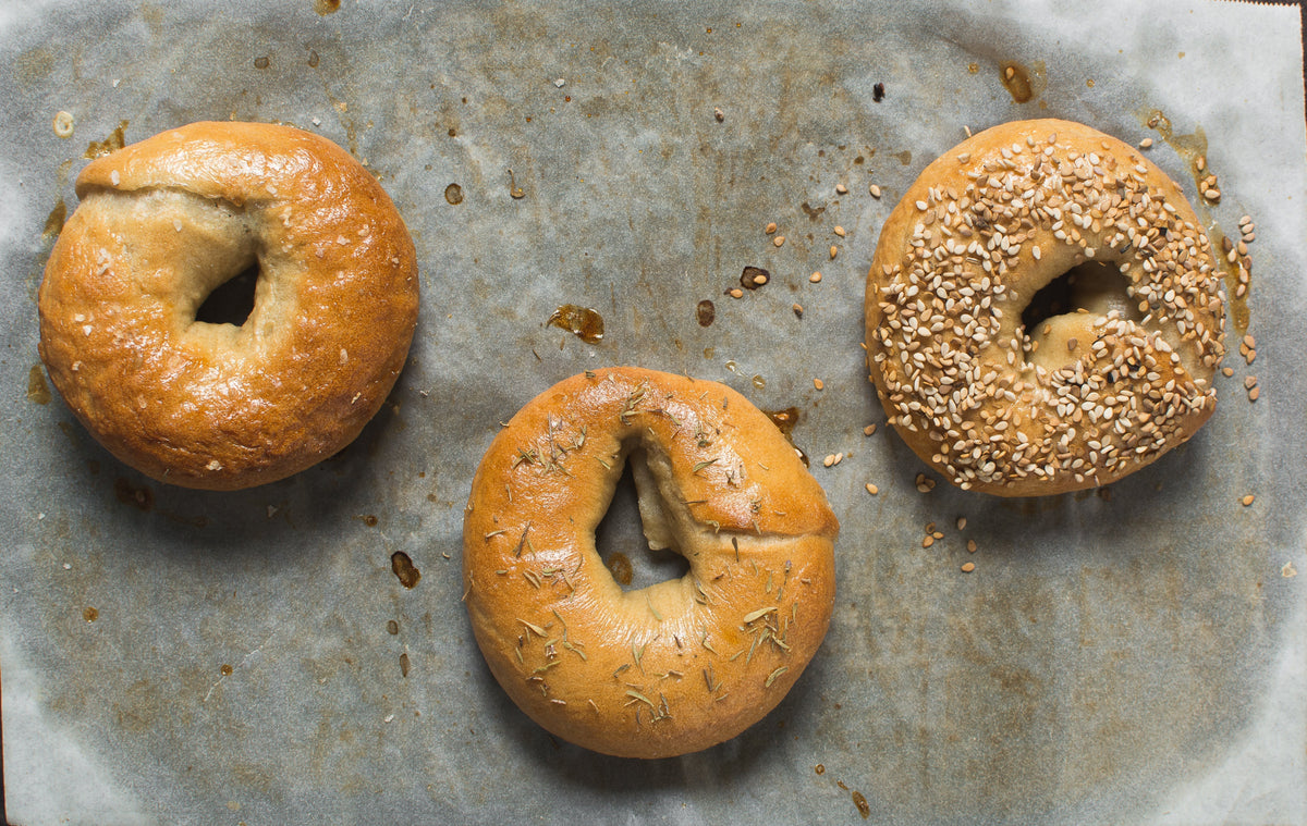 Luftige 2-ingrediens bagels – perfekte i din ONYX Cookware Airfryer