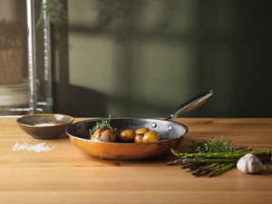 MIEDZIANA PATELNIA HYBRYDOWA NON-STICK 28 CM - 3