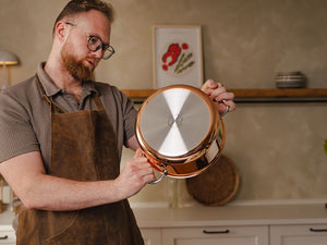 ZESTAW GARNKÓW HYBRYDOWYCH NON-STICK MIEDZIANYCH - 2 CZĘŚCI - 7