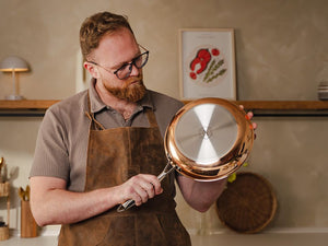 ZESTAW PATELNI HYBRYDOWYCH NON-STICK MIEDZIANYCH - 3 CZĘŚCI - 6
