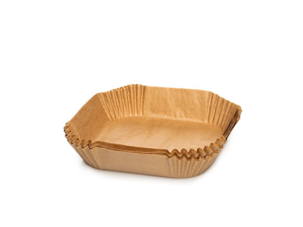 PAPIER DO PIECZENIA DO FRYTOWNICY BEZ OLEJU 18X16 CM - 50 SZTUK - 1