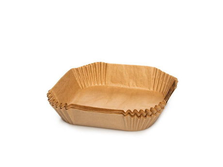 PAPIER DO PIECZENIA DO FRYTOWNICY BEZ OLEJU 18X16 CM - 50 SZTUK - 1