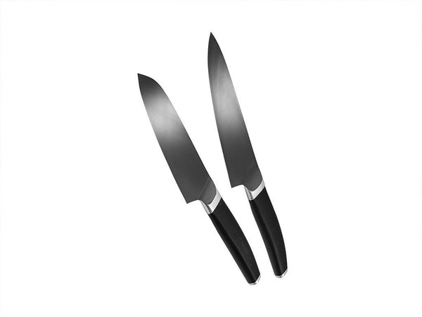 2-CZĘŚCIOWY ZESTAW NOŻY SZEFÓW KUCHNI I SANTOKU