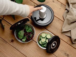 OKRĄGŁY SZKLANY POJEMNIK VACUUM – 1400 ML