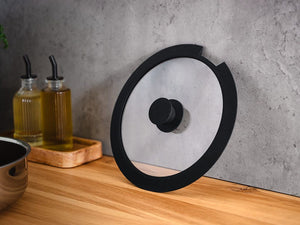 SZKLANA POKRYWKA BEZ UCHWYTU – 28 CM - 2