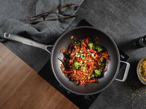 ZERO – NATURALNA PATELNIA WOK NIEPRZYWIERAJĄCA 30 CM - 2