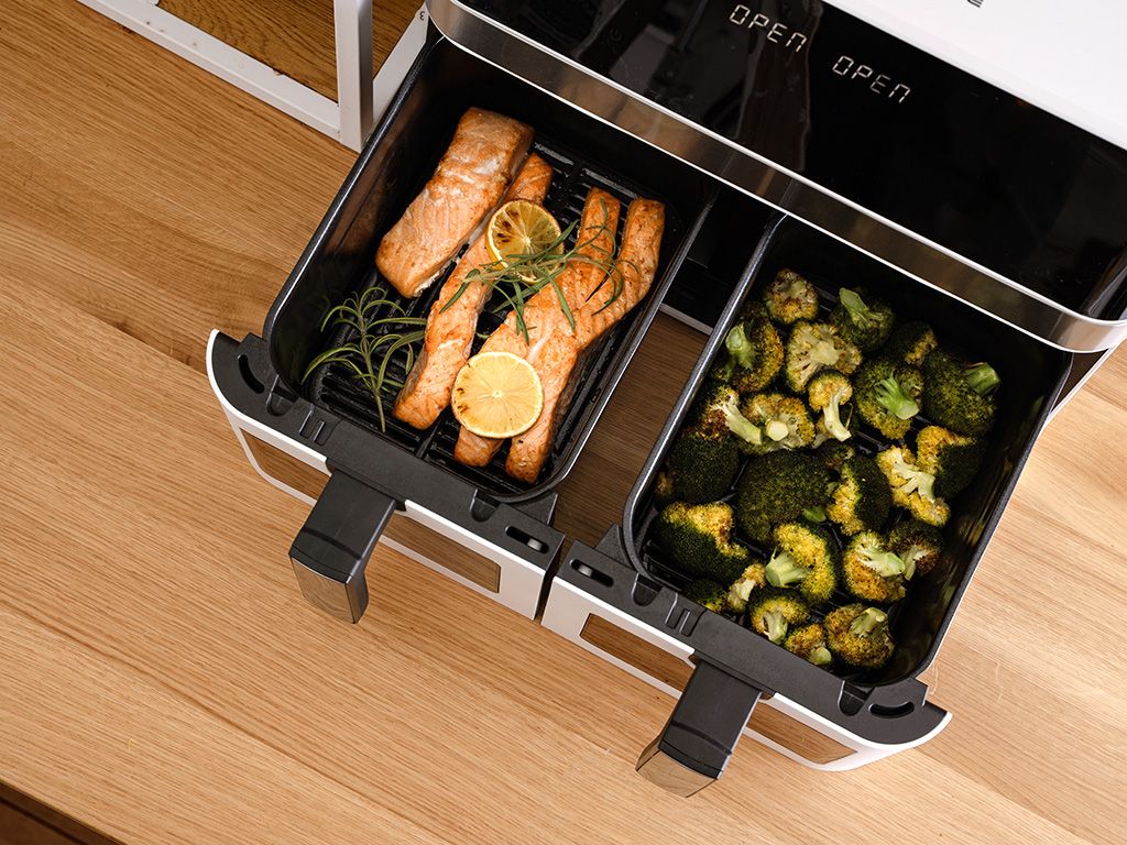 AIRFRYER – DUAL – KOMPLETNY ZESTAW - 13