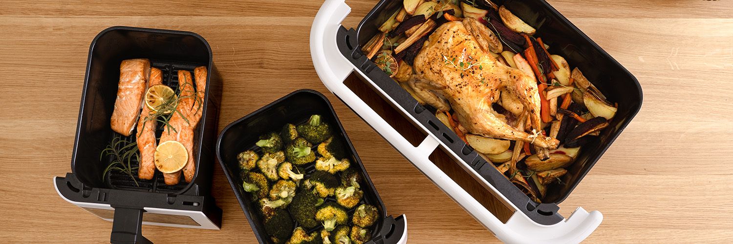 AIRFRYER – DUAL – KOMPLETNY ZESTAW