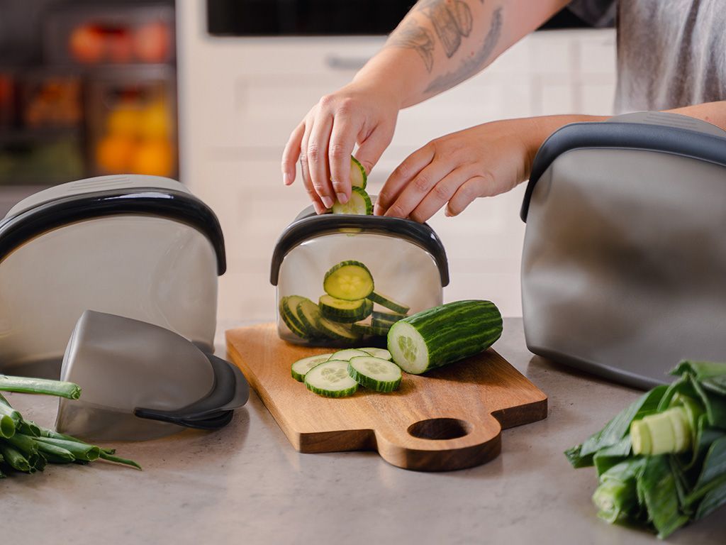 ZESTAW POJEMNIKÓW DO LODÓWKI - ŚREDNI - 10