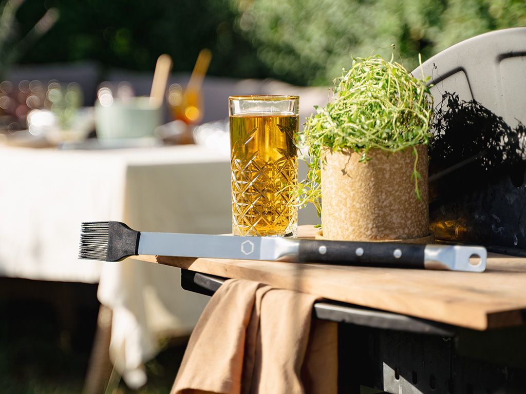 SILIKONOWY PĘDZEL BBQ ZE STALI NIERDZEWNEJ - 2