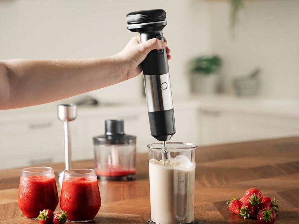 BEZPRZEWODOWY BLENDER RĘCZNY Z BATERIĄ - 10