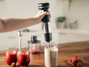 BEZPRZEWODOWY BLENDER RĘCZNY Z BATERIĄ - 10