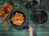 SADA WOK S ODJÍMATNÝM RUKOJETEM 30CM