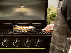 PATELNIA GRILLOWA BBQ Z ODNACZANYM UCHWYTEM 28 CM