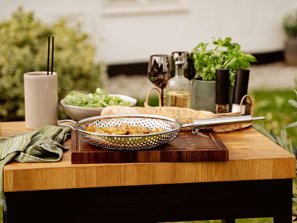 PATELNIA GRILLOWA BBQ Z ODNACZANYM UCHWYTEM 28 CM - 7