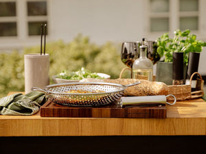 PATELNIA GRILLOWA BBQ Z ODNACZANYM UCHWYTEM 28 CM