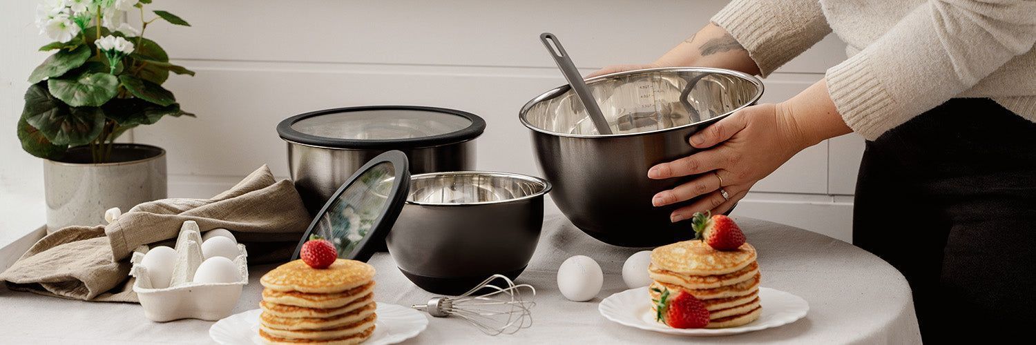 STALOWA MISKA DO MIESZANIA 3-SZT