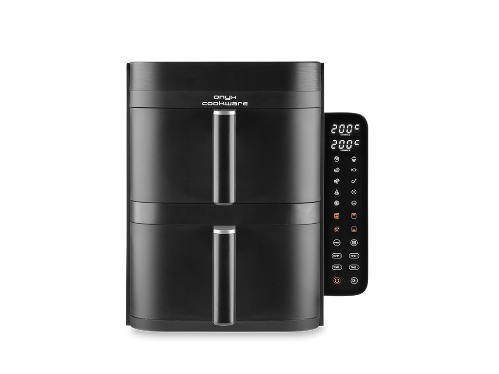 FRYTKOWNICA BEZTŁUSZCZOWA - DUAL STACK 12L – CZARNY - 1