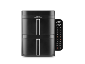 FRYTKOWNICA BEZTŁUSZCZOWA - DUAL STACK 12L – CZARNY - 1