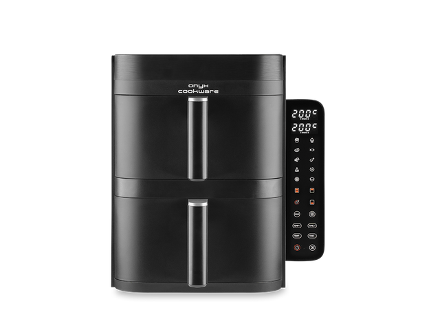 FRYTKOWNICA BEZTŁUSZCZOWA - DUAL STACK 12L – CZARNY - 1