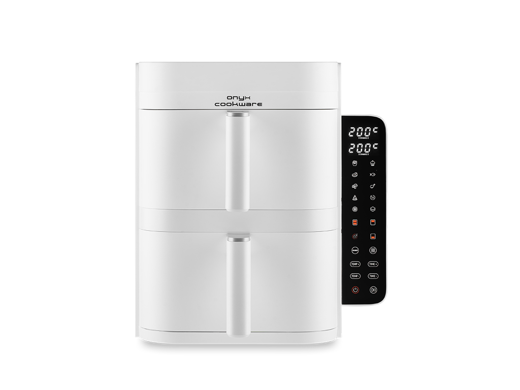 FRYTKOWNICA BEZTŁUSZCZOWA - DUAL STACK 12L - BIAŁY - 1