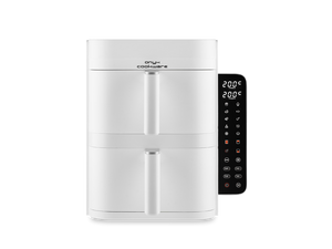 FRYTKOWNICA BEZTŁUSZCZOWA - DUAL STACK 12L - BIAŁY - 1