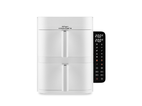 FRYTKOWNICA BEZTŁUSZCZOWA - DUAL STACK 12L - BIAŁY - 1