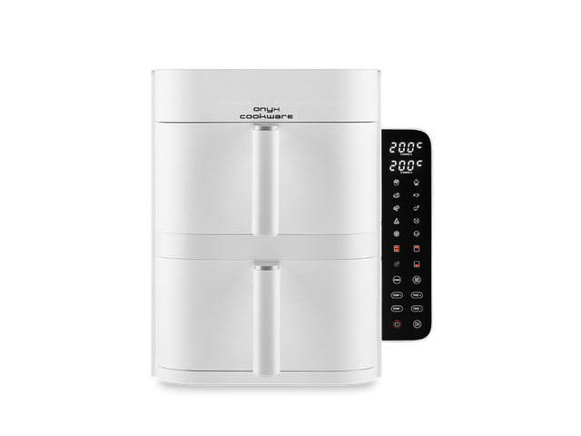 FRYTKOWNICA BEZTŁUSZCZOWA - DUAL STACK 12L - BIAŁY - 1
