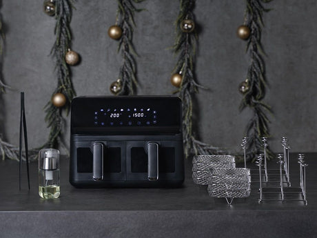 SPECJALNA PODWÓJNA FRYTKOWNICA BEZTŁUSZCZOWA - 1