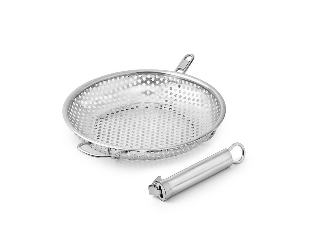 PATELNIA GRILLOWA BBQ Z ODNACZANYM UCHWYTEM 28 CM