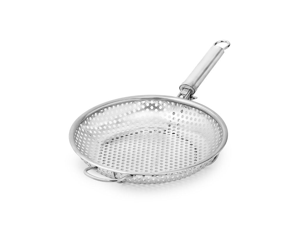 PATELNIA GRILLOWA BBQ Z ODNACZANYM UCHWYTEM 28 CM