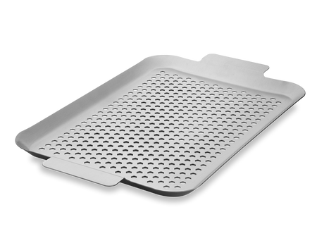 TACA BBQ ZE STALI NIERDZEWNEJ 43×25 CM - 1
