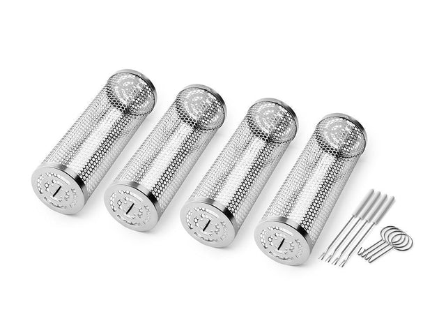 DUŻY KOSZ DO GRILLOWANIA CYLINDRYCZNY – 4 SZT - 1