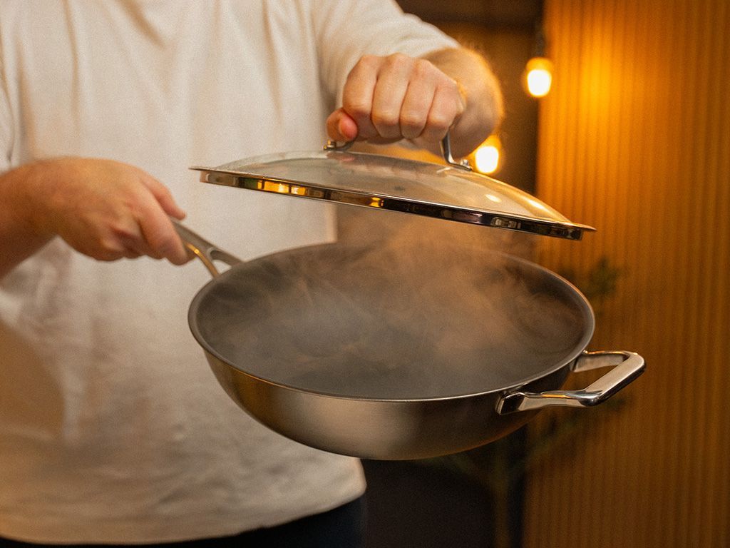 ZERO – NATURALNA PATELNIA WOK NIEPRZYWIERAJĄCA 30 CM - 8