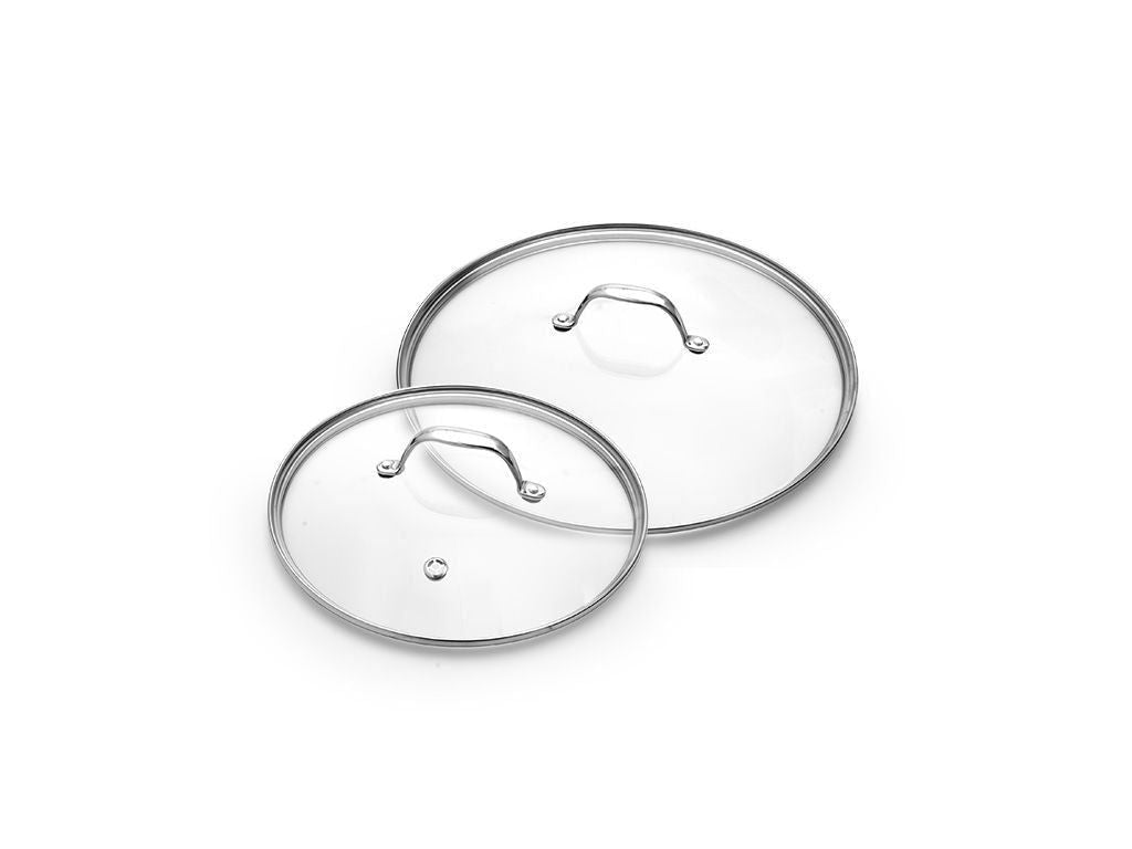 ZESTAW SZKLANYCH POKRYWEK 2-SZT - 1