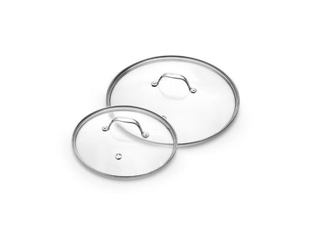 ZESTAW SZKLANYCH POKRYWEK 24/30 CM – 2 ELEMENTY - 1