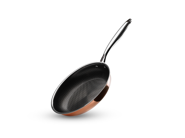 MIEDZIANA PATELNIA HYBRYDOWA NON-STICK 24 CM - 1