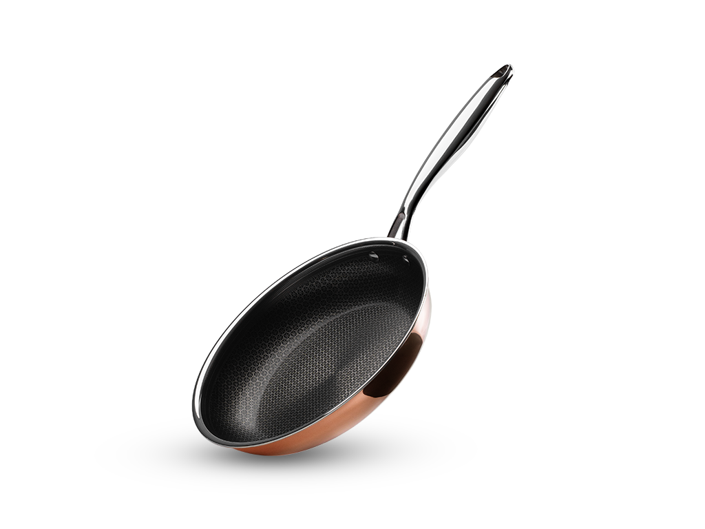 MIEDZIANA PATELNIA HYBRYDOWA NON-STICK 26 CM - 1