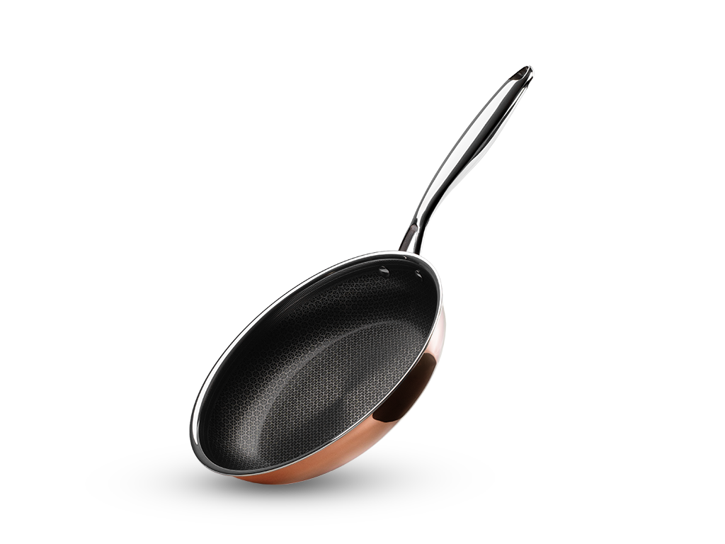 MIEDZIANA PATELNIA HYBRYDOWA NON-STICK 28 CM - 1