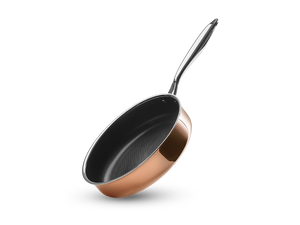 MIEDZIANA PATELNIA HYBRYDOWA TYPU SAUTÉ NON-STICK 26 CM - 1