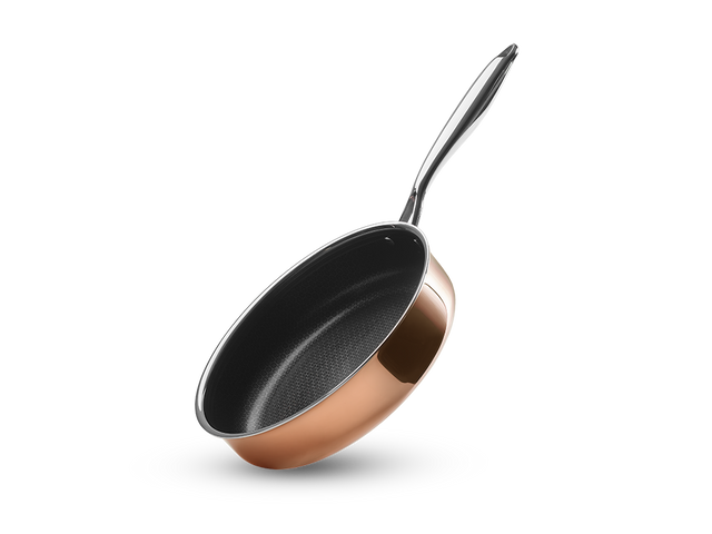 MIEDZIANA PATELNIA HYBRYDOWA TYPU SAUTÉ NON-STICK 26 CM - 1
