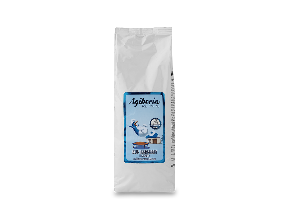 MIESZANKA DO SLUSH ICE O SMAKU NIEBIESKIEJ MALINY – 1 KG - 1