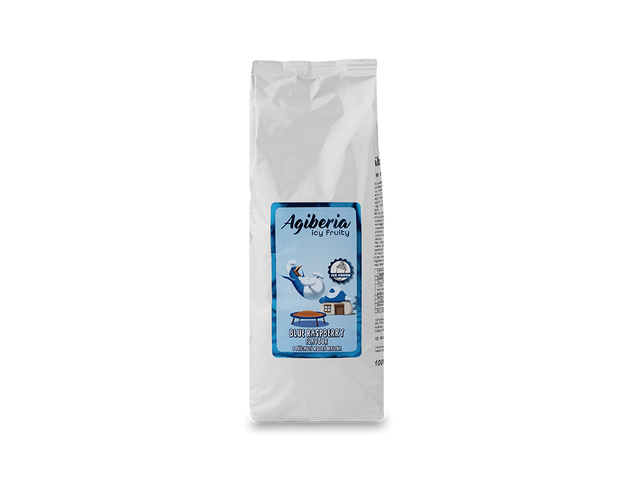MIESZANKA DO SLUSH ICE O SMAKU NIEBIESKIEJ MALINY – 1 KG - 1