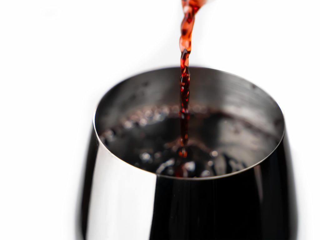 ZESTAW SZKLANEK DO WINA ZE STALI NIERDZEWNEJ 4-SZT - 3