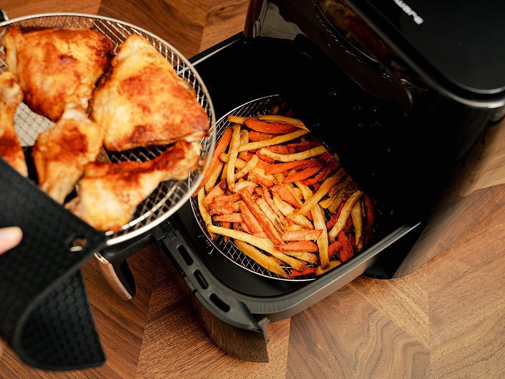 STOŻKOWE STOJANY DO FRYTKI POWIETRZNEJ 4L - 4