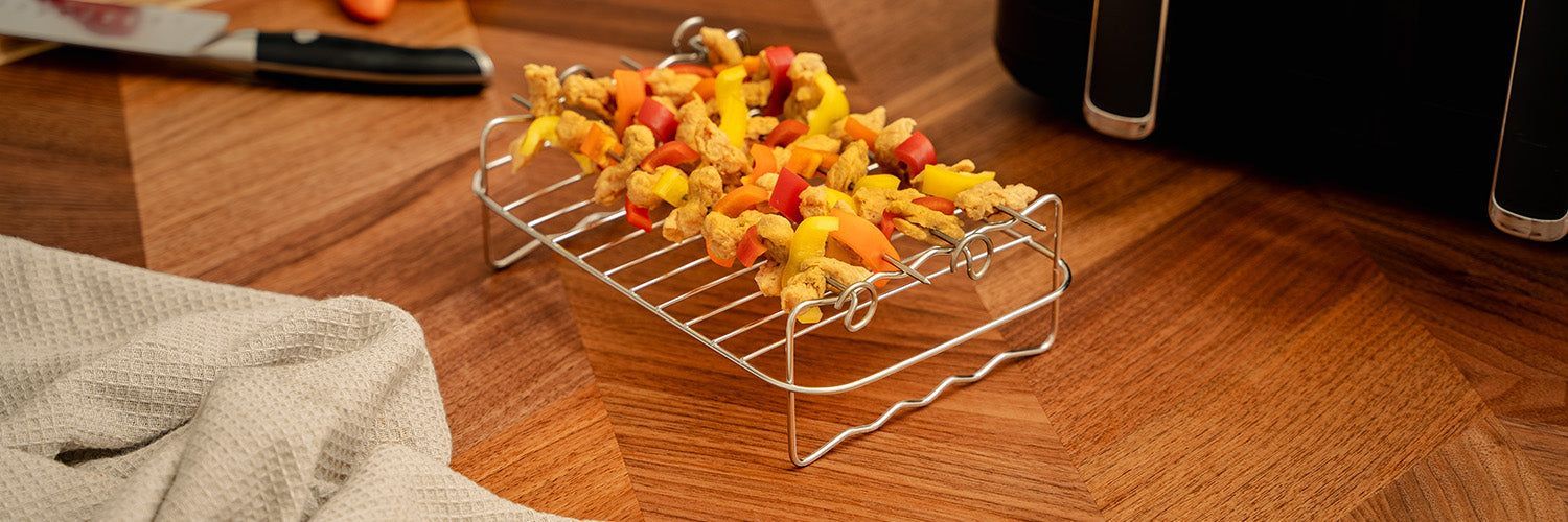 GRILL DO FRYTKOWNICY BEZ OLEJU - PODWÓJNY