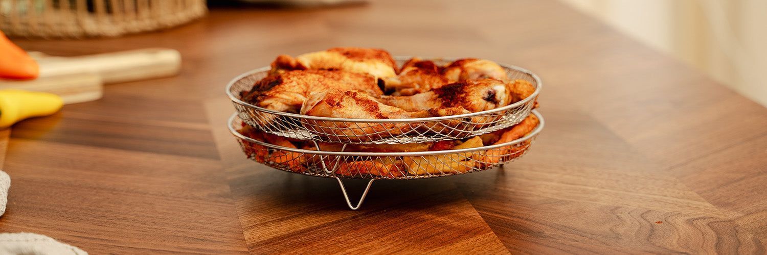 STOŻKOWE STOJANY DO FRYTKI POWIETRZNEJ 4L