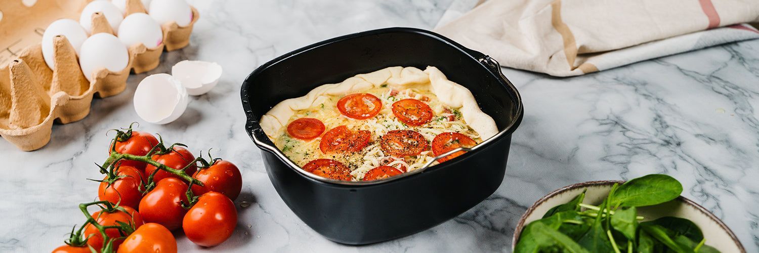 3-CZĘŚCIOWY ZESTAW AKCESORIÓW DO FRYTOWNICY BEZTŁUSZCZOWEJ - 4L