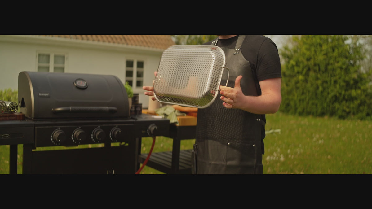 Indlæs video: 
Grillbakke 2 stk