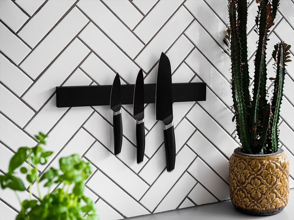 3-SZT ZESTAW NOŻY SANTOKU, UNIWERSTALNY I OBIERAK - 2